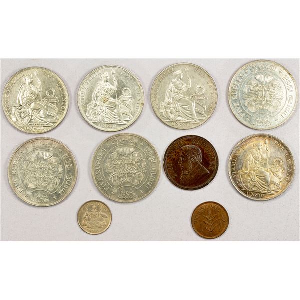 WORLDWIDE: LOT of 10 coins