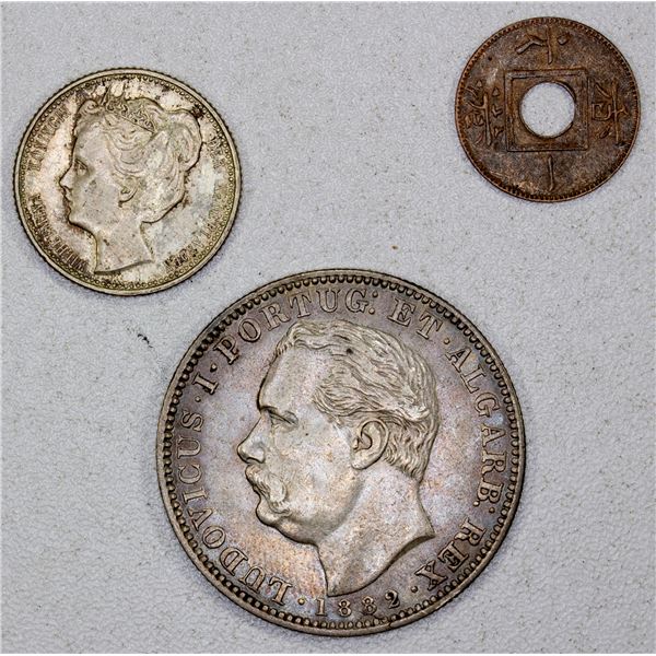 WORLDWIDE: LOT of 3 coins