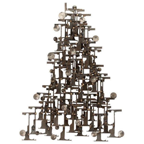 Stillman, Modern Brutalist Abstract Wall Sculpture