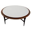 Image 1 : Signed Mid Century Teak & White Laminate Low Table