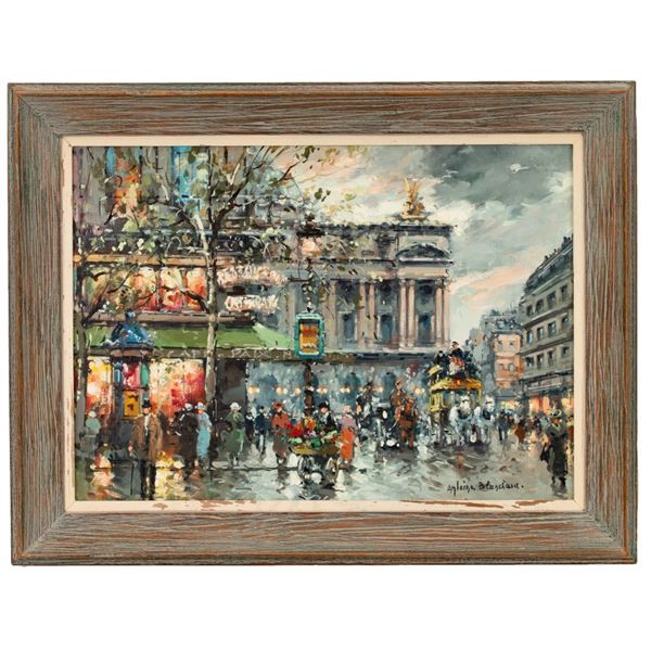 Antoine Blanchard Parisian Street Painting
