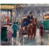Image 4 : Andre Lenoir Paris Streetscape Painting