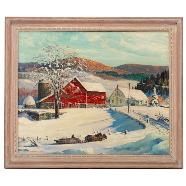 C. Ivar Gilbert " Sunlit Snow " O/C