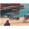 Image 4 : Carl Ivar Gilbert Marina Painting