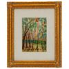 Image 1 : Zvi Rafaeli Trees Watercolor Painting