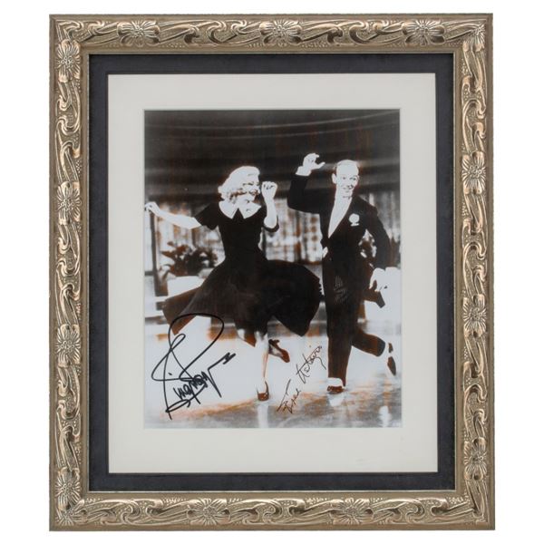 Fred Astaire Ginger Rogers Signed Photo JSA