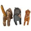 Image 2 : Carved Wood Folk Art Animal Lot- Mexico