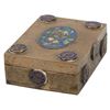 Image 5 : Antique Chinese Brass Wood Cloissone Cigarette Box