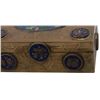 Image 7 : Antique Chinese Brass Wood Cloissone Cigarette Box