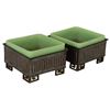 Image 3 : Pair Art Deco Chinese Jadeite Metal Planters
