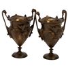 Image 1 : Antique Gilt Bronze Handled Urn Pair