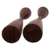 Image 5 : MCM Digsmed Denmark Teak Wood Candlestick Pair