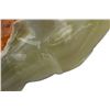 Image 8 : Carved Green Onyx Elephant with Raised Trunk