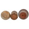 Image 2 : Earth Tone Pottery Vase Trio