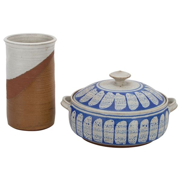 Signed Botkin Stoneware Pottery Lot