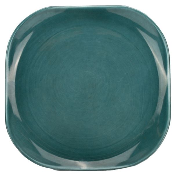 Russel Wright MCM Ceramic Turquoise Platter