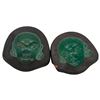 Image 1 : Texcoco Ehecatl Aztec Ashtray Trinket Dish - Pair