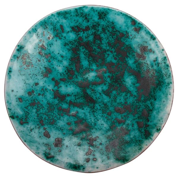 Mid Century Glazed Terracotta Charger