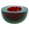 Image 4 : MCM Barbini Murano Crackle Glass Geode Bowl- Italy