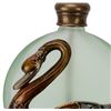 Image 7 : Art Nouveau Enameled Swan Perfume Bottle