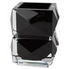 Image 1 : Baccarat Louxor Art Glass Pencil Cup, Black
