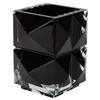 Image 5 : Baccarat Louxor Art Glass Pencil Cup, Black
