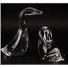 Image 1 : Steuben Art Glass Goose Pairing