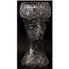 Image 2 : Lead Crystal Hand Cut Corset Vase