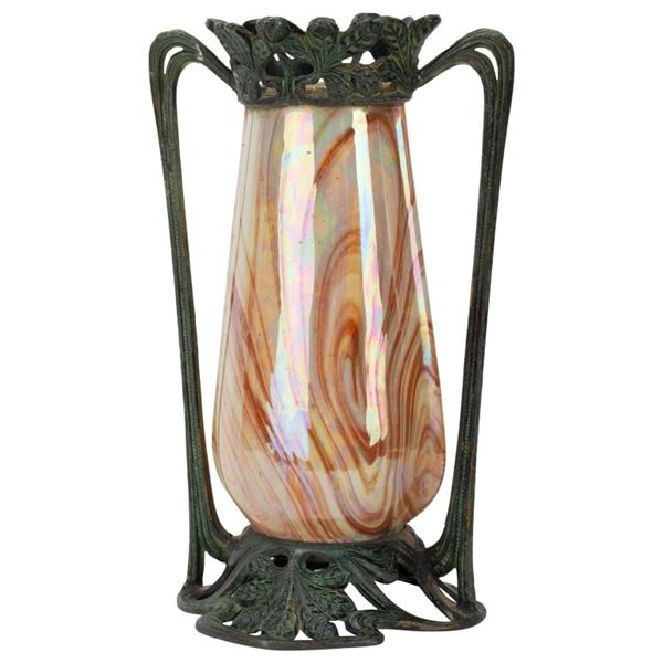 Art Nouveau Art Glass Vase