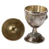Image 3 : Signed Sterling Judaica- Etrog Holder, Kiddush Cup