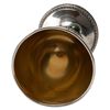 Image 9 : Signed Sterling Judaica- Etrog Holder, Kiddush Cup