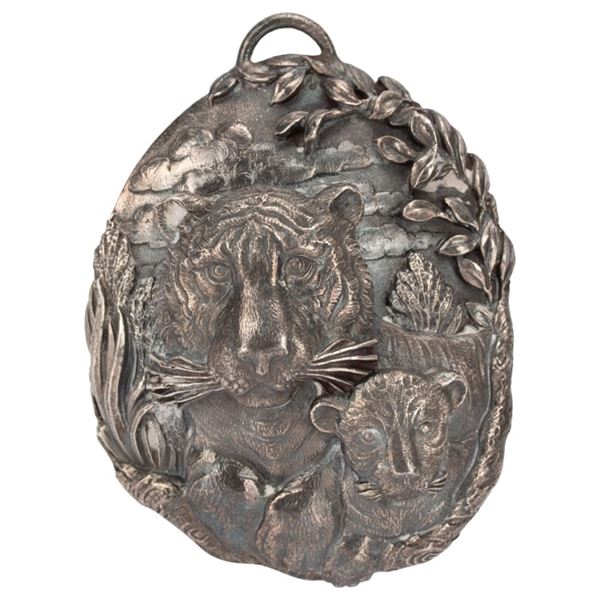 Buccellati Italy Sterling Tigers Ornament #271