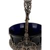 Image 10 : Antique German Silver & Glass Sugar Basket