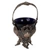 Image 11 : Antique German Silver & Glass Sugar Basket