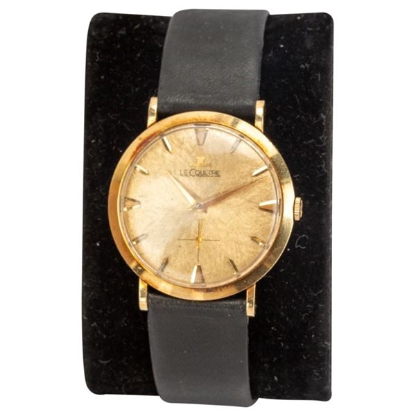 14K Le Coultre Mid Century Mechanical Wristwatch