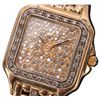 Image 3 : 14K Panthere Style Diamond Dial Ladies Watch