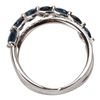 Image 4 : Effy 14K Diamond & Blue Sapphire Crossover Ring