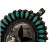 Image 3 : Native American Sterling Turquoise Pendant