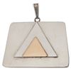 Image 1 : Sterling 14K Gold Avedon Modernist Pendant