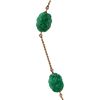 Image 4 : 14K Chinese Carved Jade Pendant Necklace