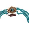 Image 2 : Bijoux Casio Italy Turquoise Glass Necklace
