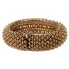 Image 3 : Signed Ciner Caviar Bubble Gold Tone Cuff Bracelet