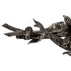 Image 3 : Antique White Gold Plated Flower Diamond Brooch