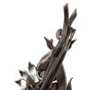 Image 5 : Antique White Gold Plated Flower Diamond Brooch
