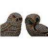 Image 3 : Gold Tone Rhinestone Figural Owl Brooch Lot