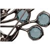 Image 5 : Sterling Blue Glass Gemstone Floral Bouquet Pin