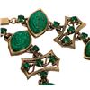 Image 3 : Emerald Ice Green Glass Choker Necklace