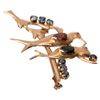 Image 5 : 18K Jeweled Love Birds on a Branch Figural Brooch