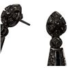 Image 5 : 14K Diamond & Sapphire Art Deco Style Earrings