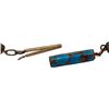 Image 5 : Chinese Gilt Silver Blue Enamel Bead Necklace